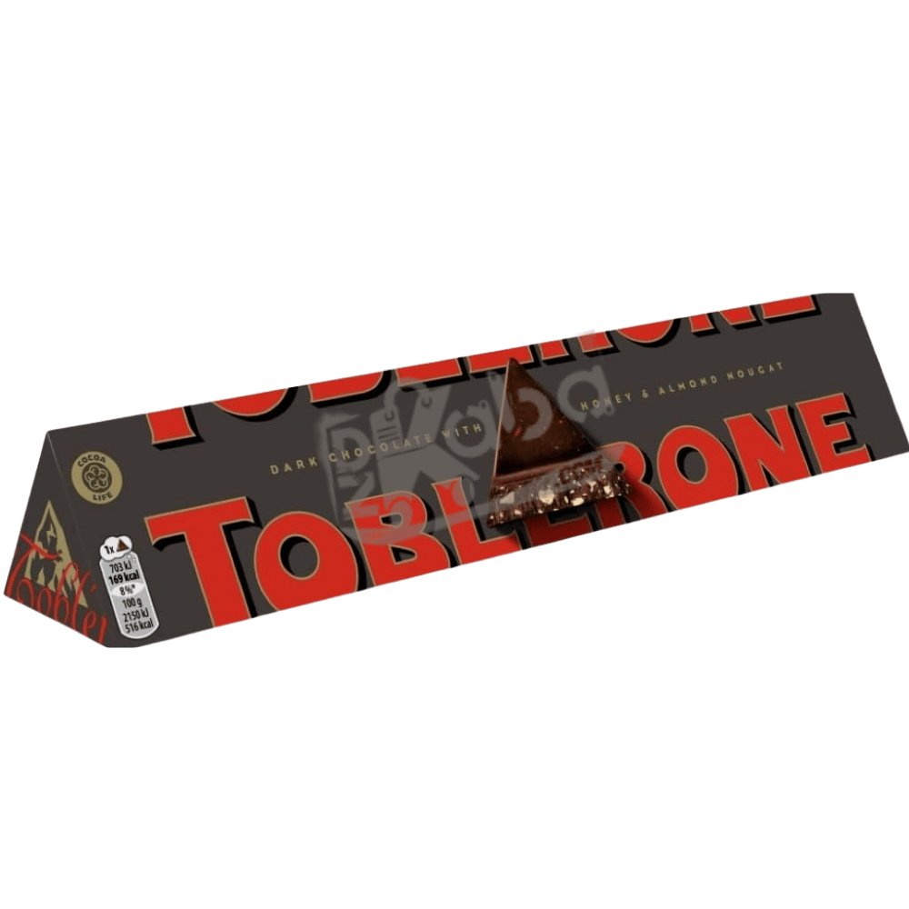 Toblerone Dark Chocolate Honey & Almond Nougat 100g