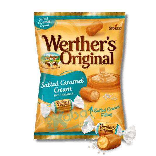 Werther’s Original Soft Caramels Salted Caramel Cream 100g